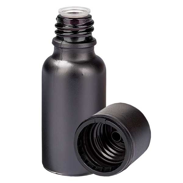 20 ml fles 6 mm, schroefsluiting met garantiesluiting (OV), BlackLine UT18/5 UNiTWIST