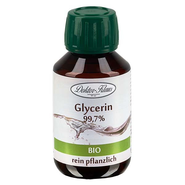 Bio-glycerine 99.7% in bruine 100ml PET fles met VR - E 422