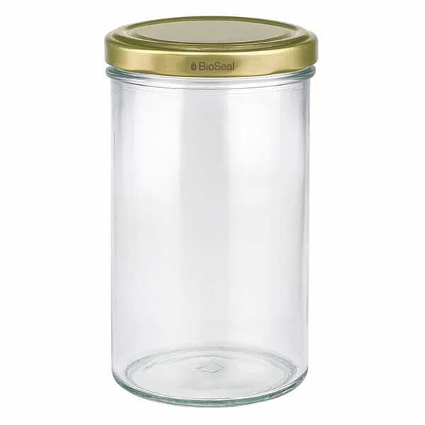 277ml trommelglas met BioSeal deksel goud UNiTWIST