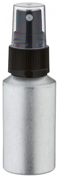 30ml Aluminium-Flasche gebeizt inkl. Pumpzerstäuber schwarz