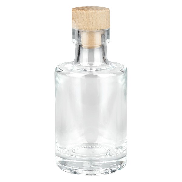 100 ml glazen fles “Galileo” met houten kurk UNiTWIST®