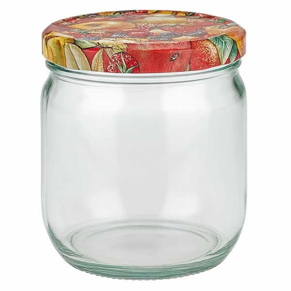Twist-Off glazen potten lossen onderdelen 425 ml ronderand glas