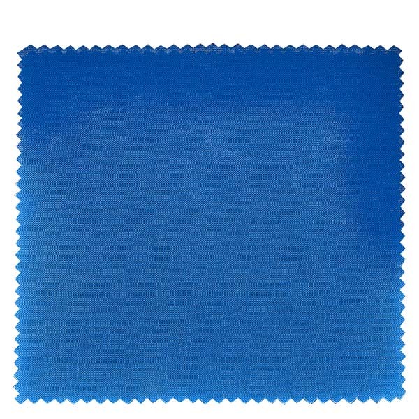 1 x stoffen lapje 150x150mm blauw voor deksel diameter 43-100mm