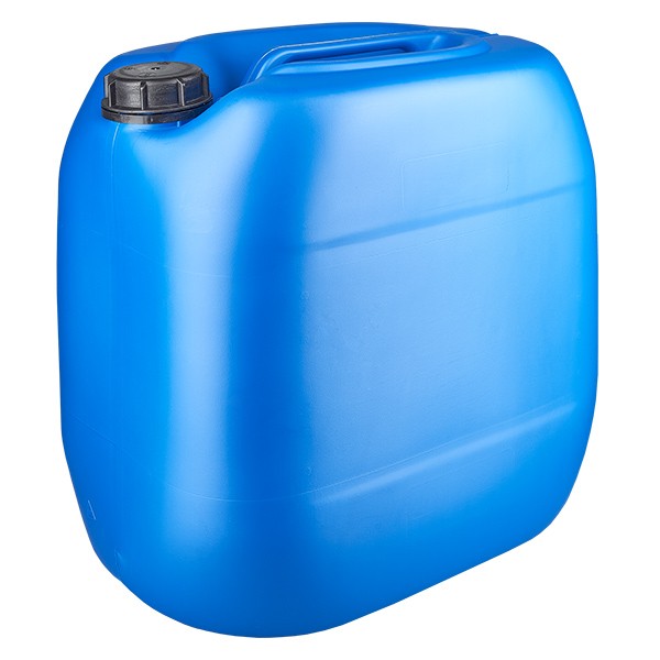 Canister 30 liter blauw met schroefdop Originele sluiting