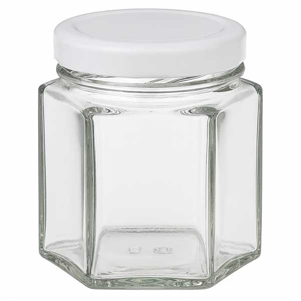 47ml Hexaglass met BasicSeal deksel wit UNiTWIST