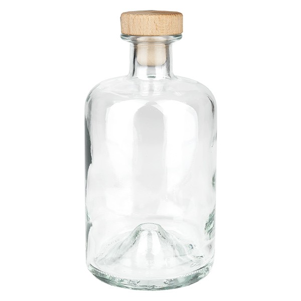 500 ml Apothekersfles “Classic” met houten kurk UNiTWIST®