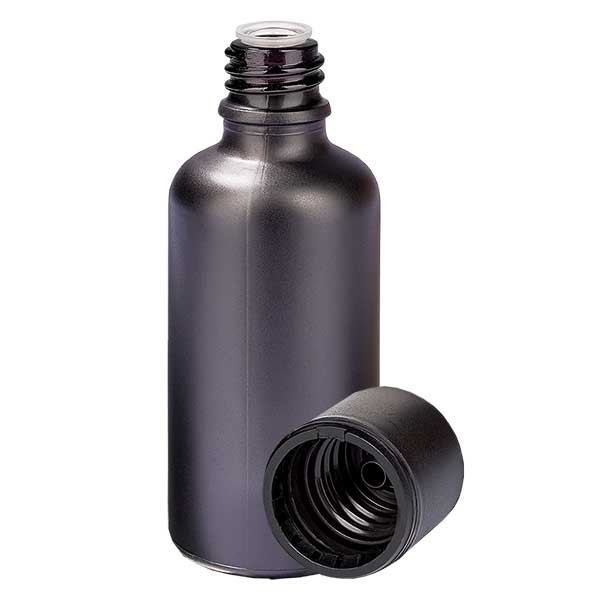 50 ml fles 6 mm, schroefsluiting met garantielsluiting (OV), BlackLine UT18/50 UNiTWIST