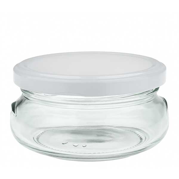 120ml terrine pot met BasicSeal deksel wit UNiTWIST