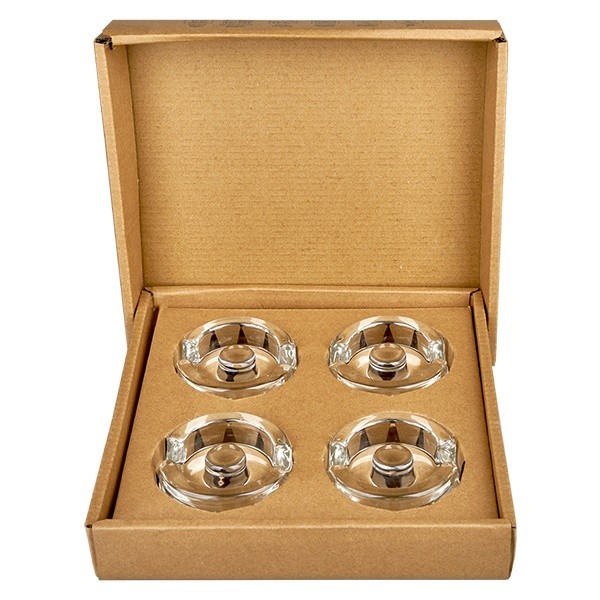 Fermentatieglasgewichten met verzonken greep, set van 4 UNiTWIST