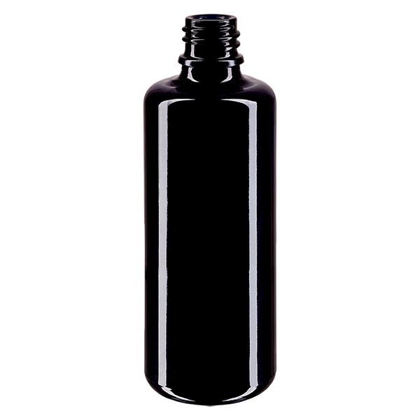 Violetglas fles 50ml DIN 18 (Mironglas)