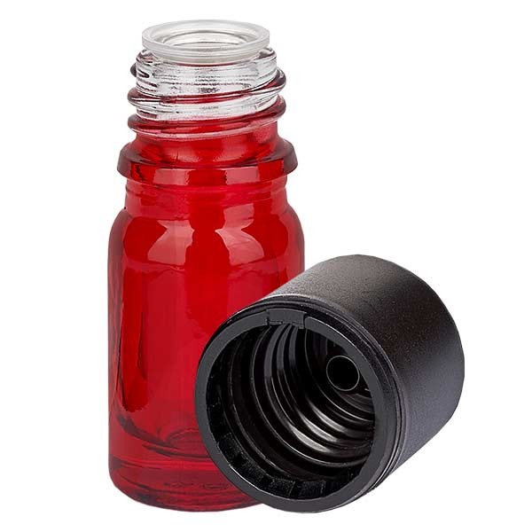 5 ml fles 3 mm, schroefsluiting met garantielsluiting (OV), RedLine UT18/50 UNiTWIST