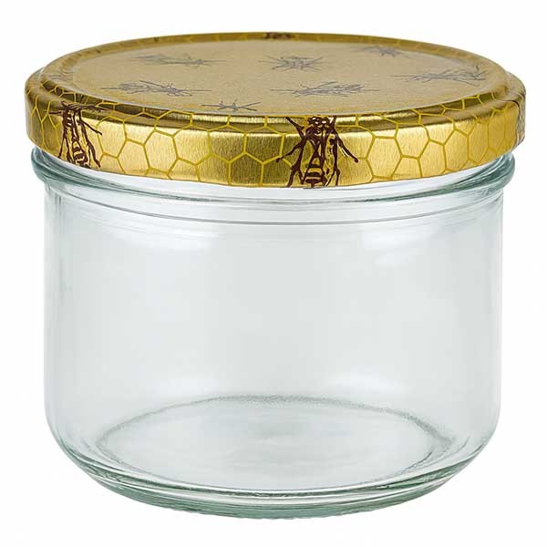 260 ml trommelglas + BasicSeal deksel honingraat UNiTWiST