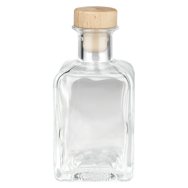 200 ml Apothekersflesje “Carre” zonder sluiting UNiTWIST®