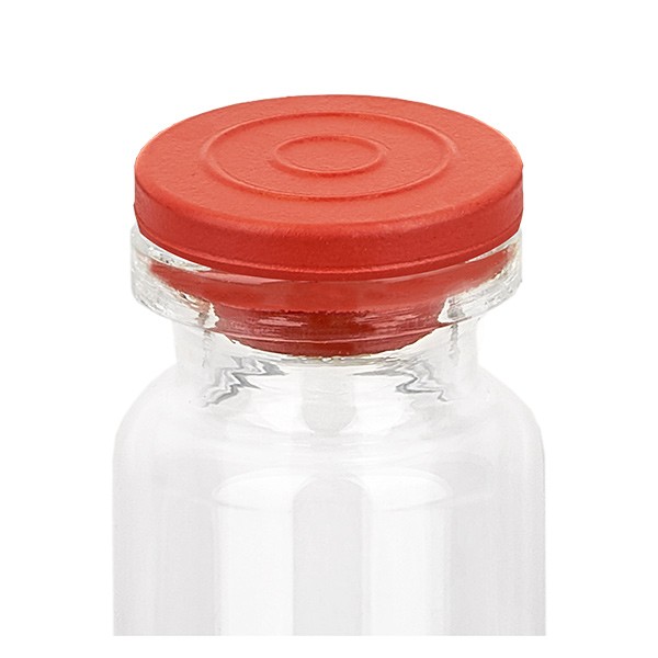 Injectiestoppen Safepack, 20 mm rood van broombutyl