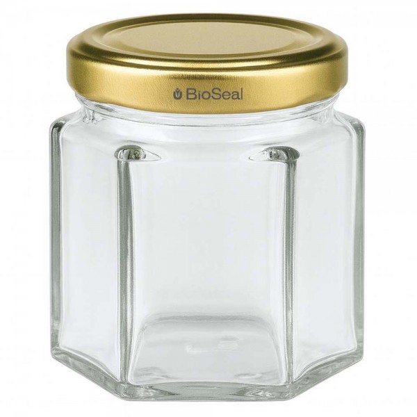 Honingpot 60 g met gouden deksel BioSeal UNiTWIST