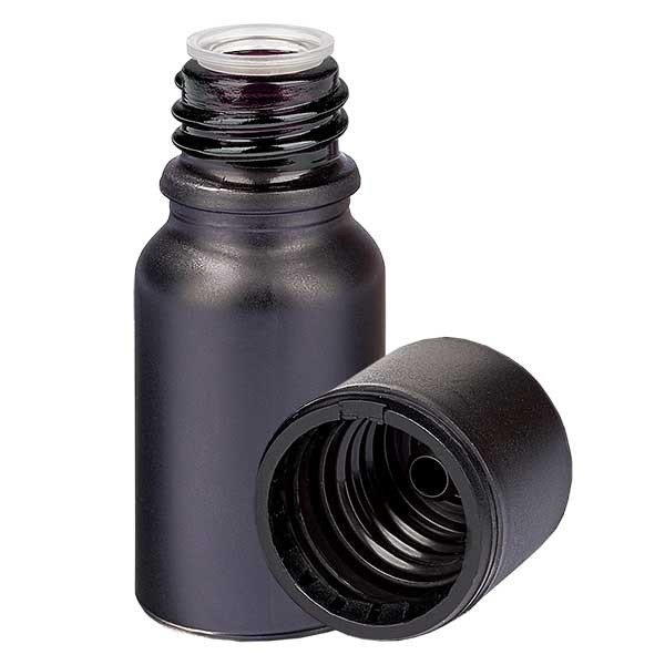 10 ml fles 3 mm, schroefsluiting met garantiesluiting (OV), BlackLine UT18/5 UNiTWIST
