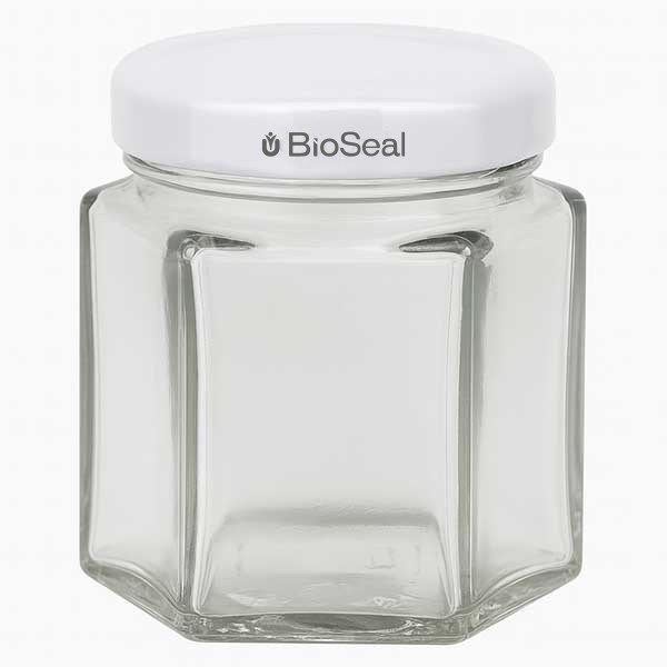 47ml Hexaglass met BioSeal deksel wit UNiTWIST