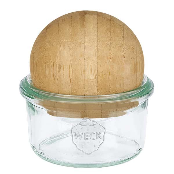 165ml bekers WECK RR80 met houten bal