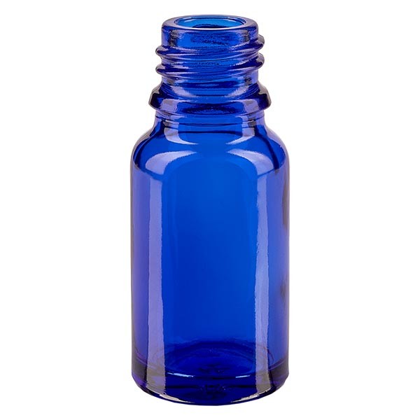 Blauwe glazen fles 10ml