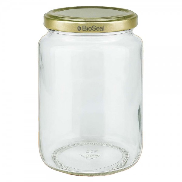 Honingpot 1000 g met gouden deksel BioSeal UNiTWIST