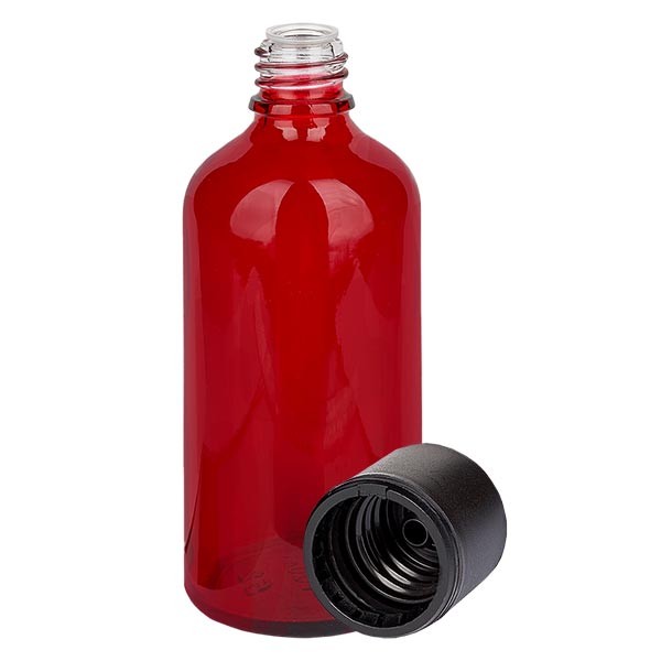100 ml fles 6 mm, schroefsluiting met garantielsluiting (OV), RedLine UT18/50 UNiTWIST