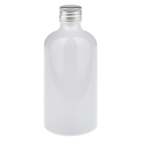 100 ml fles 11 mm SV aluminium-Si. STD WhiteL. UT18/100