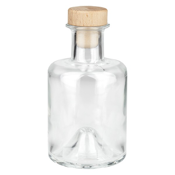 200 ml Apothekersflesje “Classic” met houten kurk UNiTWIST®