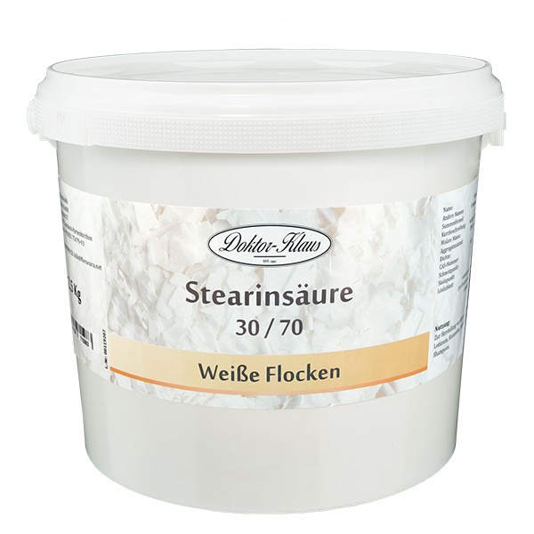 Stearinezuur 2.5 kg in witte emmer van Doktor-Klaus