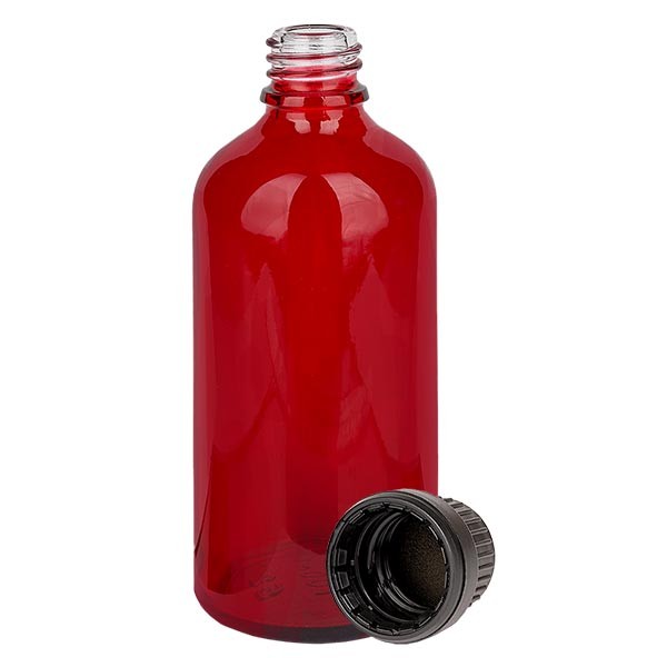 100 ml fles 11 mm, schroefsluiting met garantielsluiting (OV), RedLine UT18/50 UNiTWIST