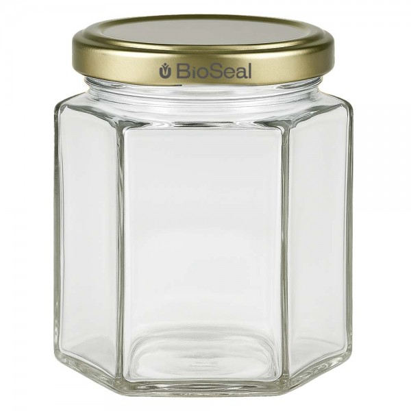 Honingpot 250 g met gouden deksel BioSeal UNiTWIST