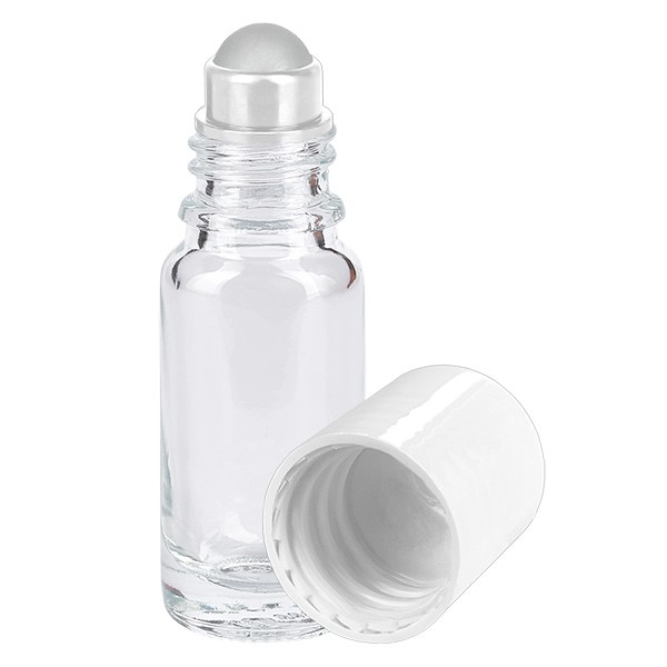 Glas deostick fles helder 10ml, lege deo roller (Roll On)