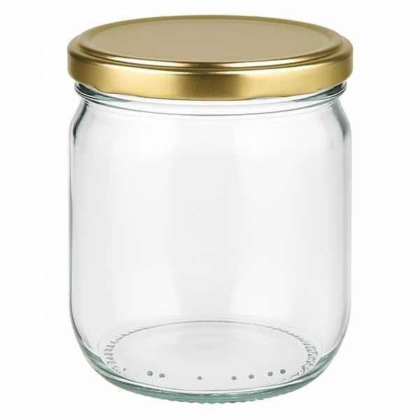 Twist-Off glazen potten lossen onderdelen 425ml ronderand glas