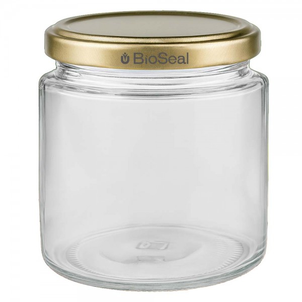 Honingpot 350 g met gouden deksel BioSeal UNiTWIST