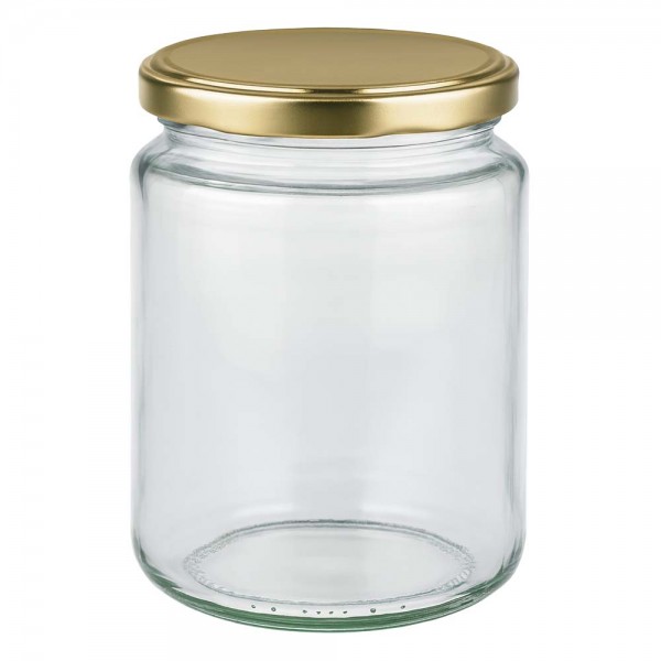 Honingpot 450 g met gouden deksel BasicSeal UNiTWIST