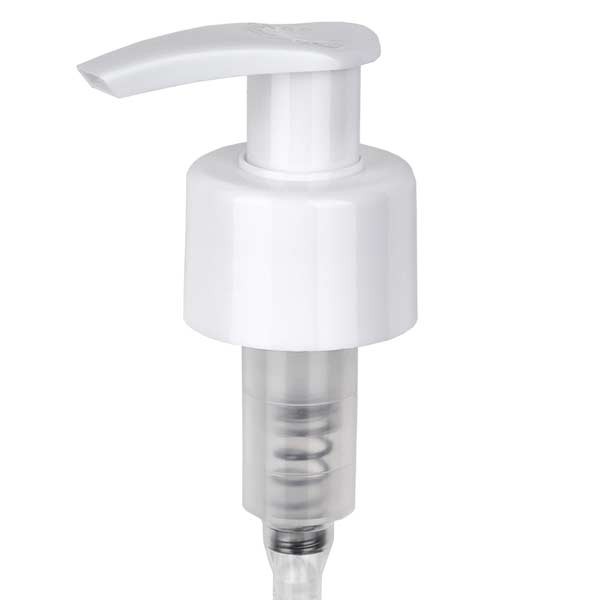 Dispenserpomp wit 28 mm voor medicijnflessen, Standaard