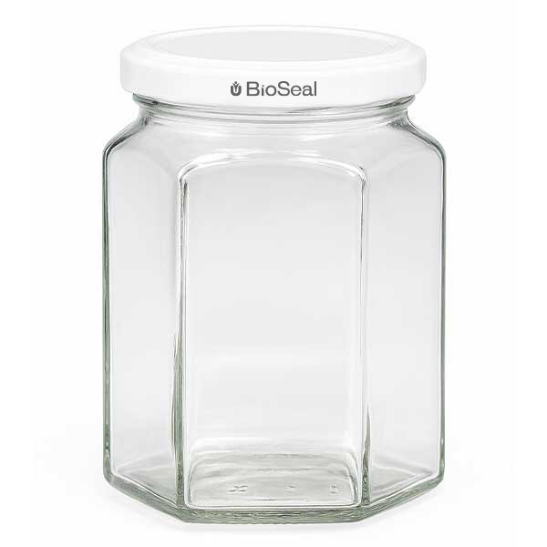 UNITWIST Hexa 288ml met wit Twist-Off deksel TO63