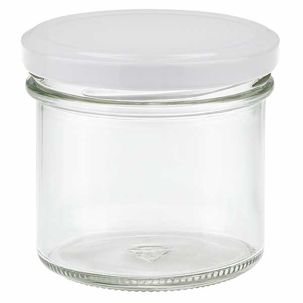 125ml bekers met BasicSeal deksel wit UNiTWiST