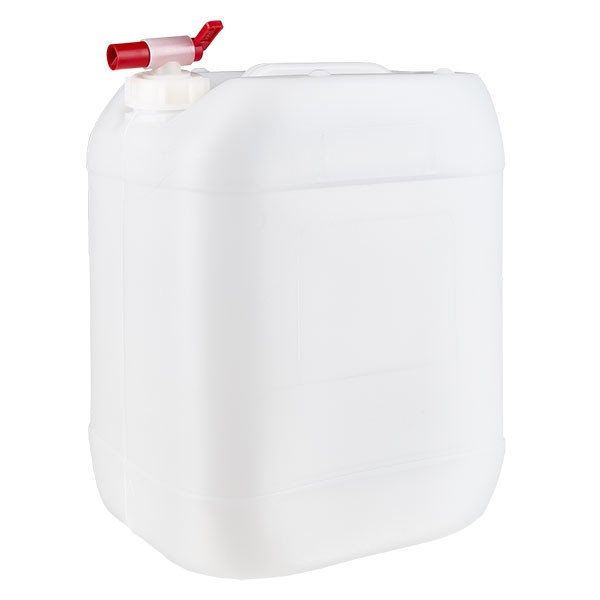 20l jerrycan met aftapkraan, UN-toelating