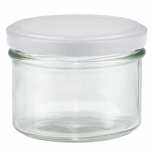 Drinkbekers 225 ml met BasicSeal deksel wit UNiTWiST