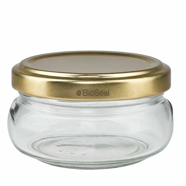 120ml terrine pot met BioSeal deksel goud UNiTWIST