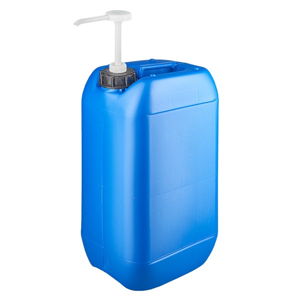 Canister 15 liter blauw zonder sluiting