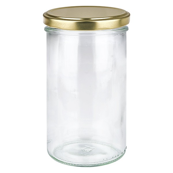 277 ml trommelglas met BasicSeal deksel goud UNiTWIST