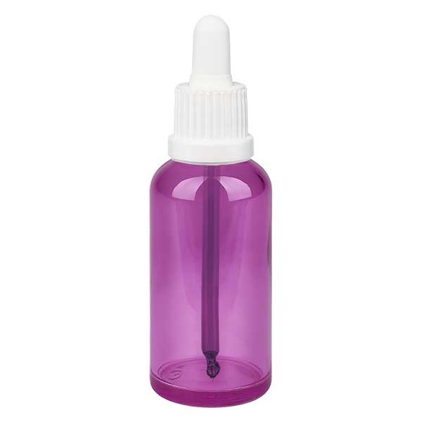 50 ml pipetflesje wit met verzegeling PurpleLine UT18/50