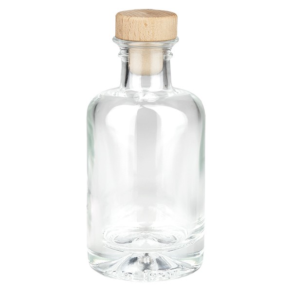 100 ml Apothekersflesje “Classic” met houten kurk UNiTWIST®