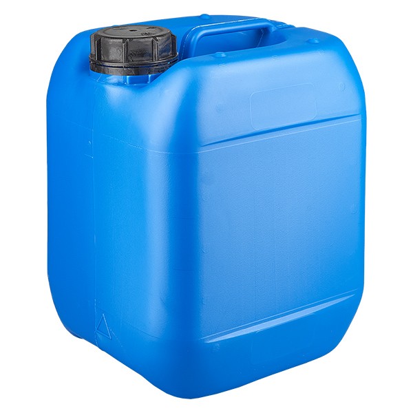 Canister 5 liter blauw met schroefdop, originele sluiting