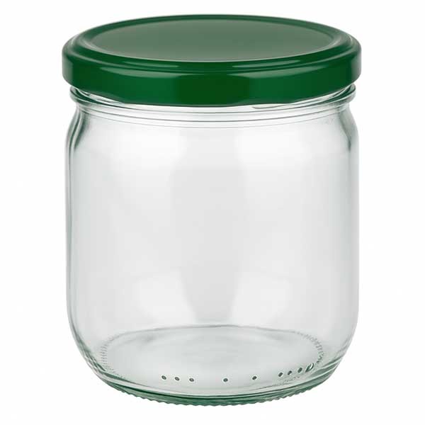 Twist-Off glazen potten lossen onderdelen 425ml ronderand glas