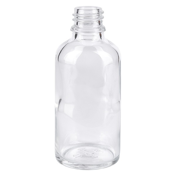 Helder glazen fles 50ml