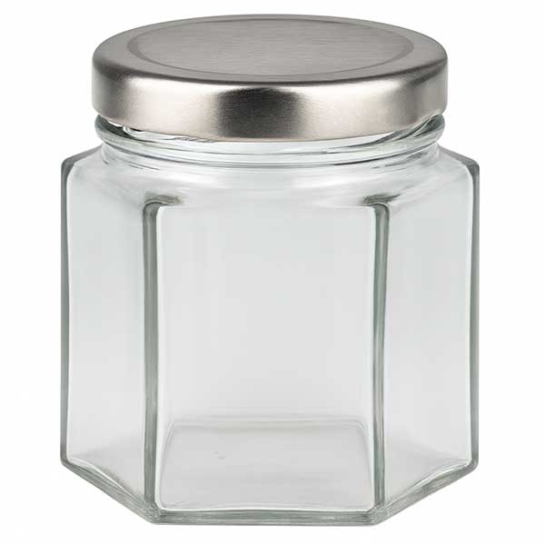 47ml Hexaglass met BasicSeal deksel zilver UNiTWIST