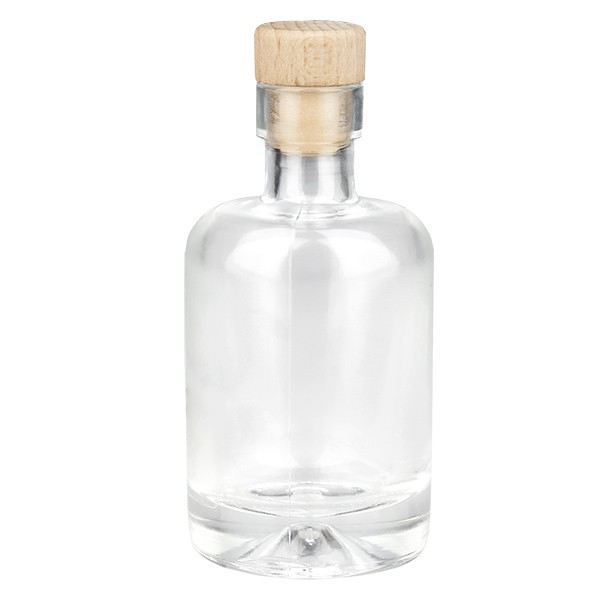 50 ml glazen fles “Attila” met houten kurk UNiTWIST