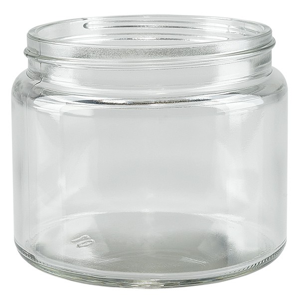 Glazen pot 250ml helder glas, zonder sluiting